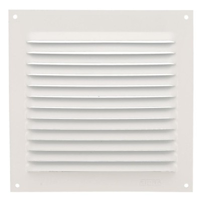 Rejilla 15*15 atornillar aluminio blanca