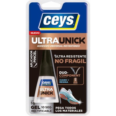 Adhesivo universal ultraunick 5gr 2 en 1 CEYS