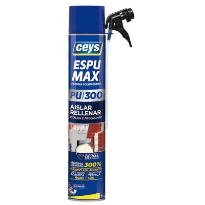 Espuma poliuretano aislar y rellenar espumax pu300 cánula 750ml CEYS