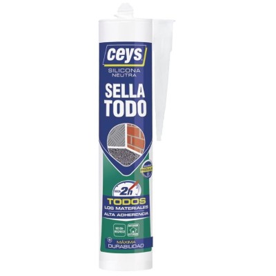 Silicona sellatodo blanco 280ml CEYS