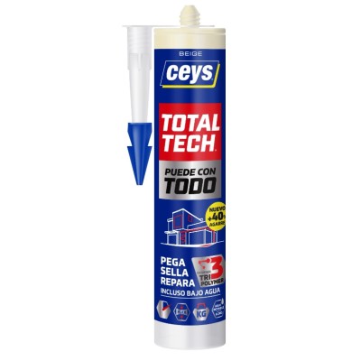 Adhesivo sellador total tech beige cartucho 290ml CEYS