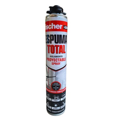 Espuma total proyectable aislamiento 700ml FISCHER