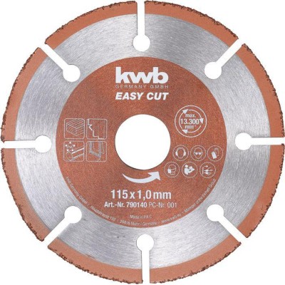 Disco easy cut multimaterial 115*22,23 KWB