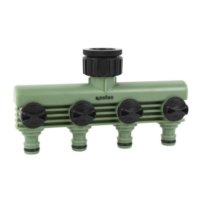 Colector de riego 4 salidas ajustables COFAN