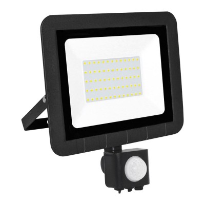 Proyector led con sensor negro 50w MATEL
