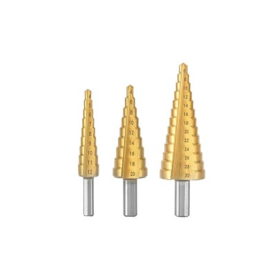 Juego brocas escalonadas 4-12/4-20/6-30mm VATTON