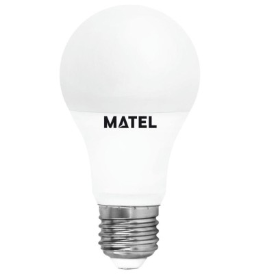 Bombilla led estandar e27 10w luz fría MATEL