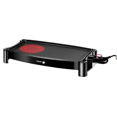 Plancha antiadherente 2200w con hot zone FAGOR