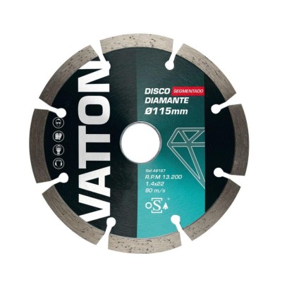 Disco osa diamante segmentado 115mm VATTON