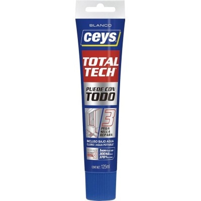 Adhesivo sellador total tech blanco tubo 125ml CEYS