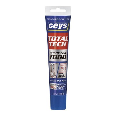 Adhesivo sellador total tech transparente tubo 125ml CEYS