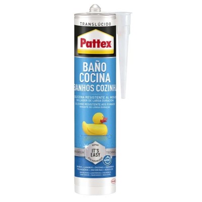 Silicona neutra especial cocina y baños blanco 280ml PATTEX