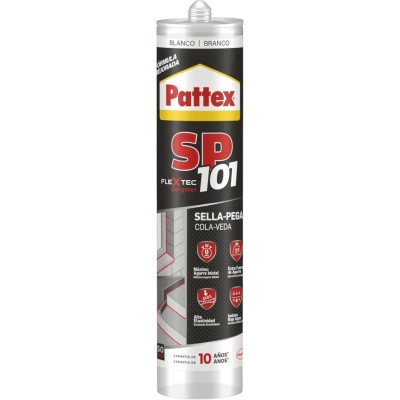 Adhesivo sellador polímero SP101 gris 280ml PATTEX