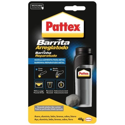 Barrita arreglatodo universal blanco 48grs PATTEX