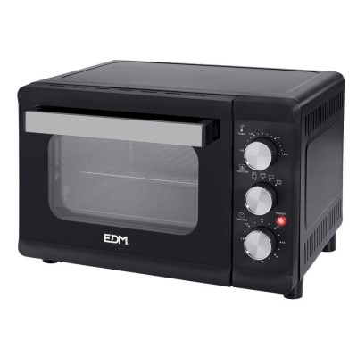 Horno sobremesa eléctrico negro 23l 1380w EDM