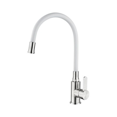 Grifo flexible blanco mate m22119-3 IBERGRIF