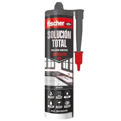 Adhesivo sellador ms solución total antracita 290 ml FISCHER