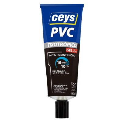 Adhesivo pvc tixotrópico tubo 125ml CEYS
