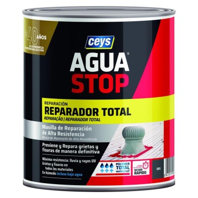 Masilla aguastop reparador total gris 1kg CEYS