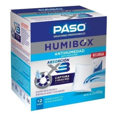 Recarga dispositivo antihumedad humibox 450gr PASO