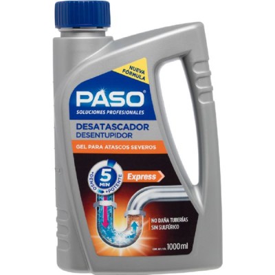Desatascador express en gel ultra potente 1lt PASO
