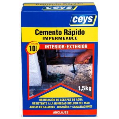 Cemento rápido impermeable 1,5kg CEYS