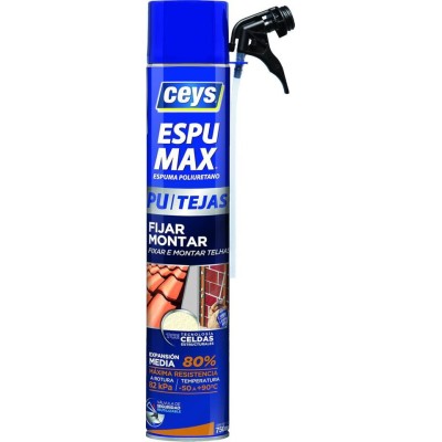 Espuma poliuretano cánula fijar y montar tejas 750ml CEYS