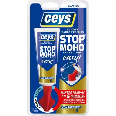 Silicona stop moho easy protection blanco 70ml CEYS