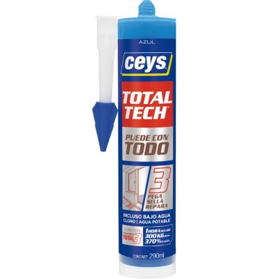 Adhesivo sellador total tech azul cartucho 290ml CEYS