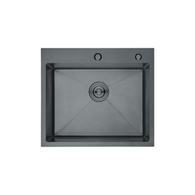 Fregador 1 seno acero inoxidable negro m85545b IBERGRIF