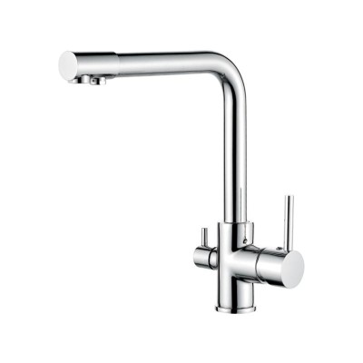 Grifo vertical fregadero doble función osmosis IBERGRIF