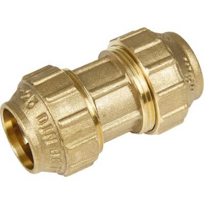 Enlace bocas iguales latón para polietileno 32*1"