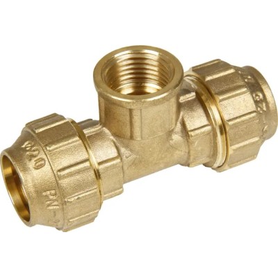 TE mixta rosca hembra latón para polietileno 63*2"