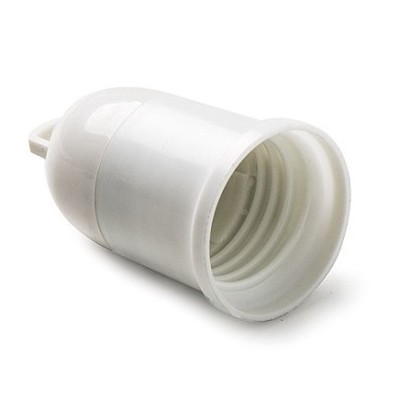 Portalámparas baquelita obra blanco e-27 FAMATEL