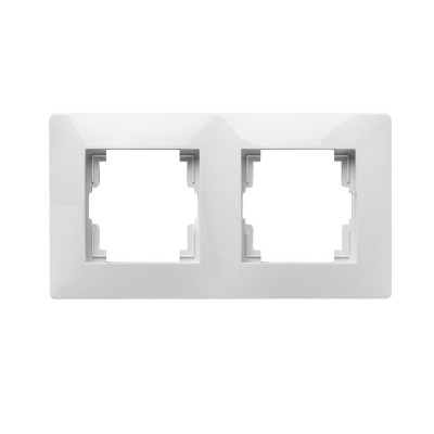 Marco doble habitat 15 blanco FAMATEL