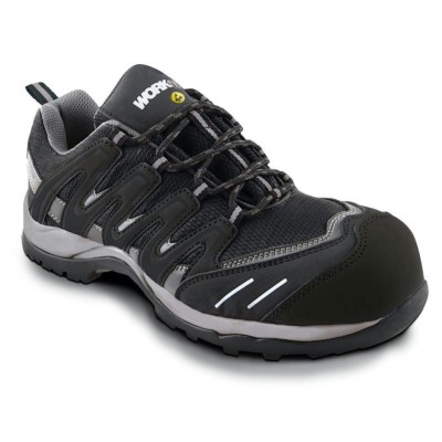 Zapato seguridad trail negro WORKFIT