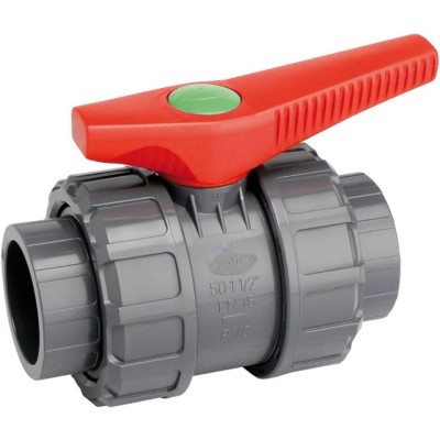 Válvula esfera pvc encolar 110