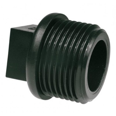 Tapón polietileno rosca macho 25