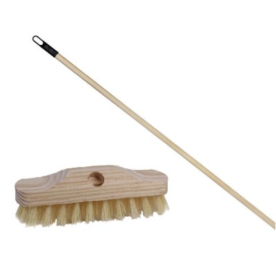 Cepillo buque plástico con mango madera 1,20 mt COFAN