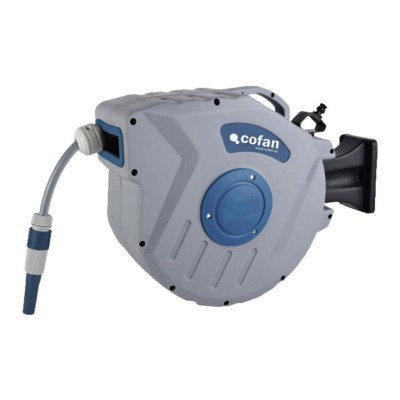 Enrollador automático manguera jardín 20mts COFAN