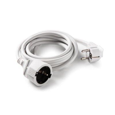 Prolongador eléctrico blanco 3mts FAMATEL