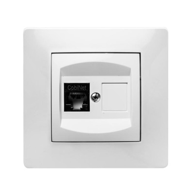 Toma teléfono rj-45 serie habitat 15 blanco FAMATEL