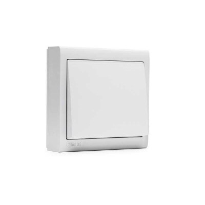 Conmutador superficie serie living 8000 blanco FAMATEL