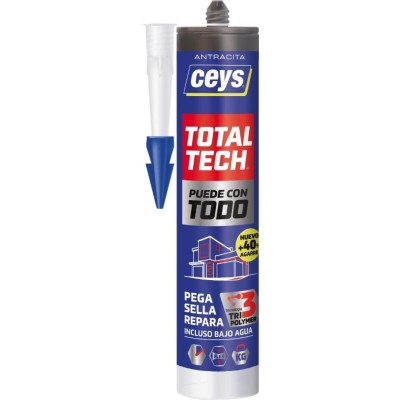 Adhesivo sellador total tech antracita cartucho 290ml CEYS