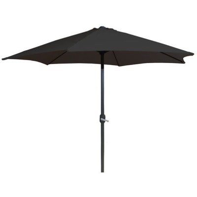 Sombrilla antracita 3mt tubo aluminio 48mm GERIMPORT