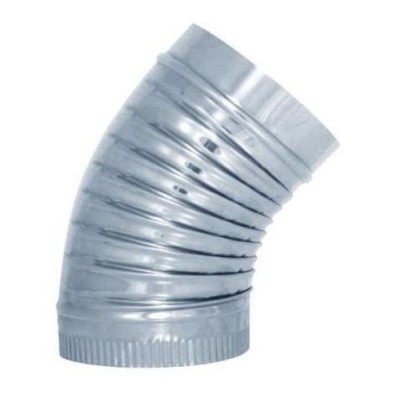 Codo acero galvanizado 100-45º CAEXVEN