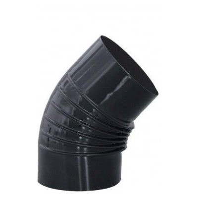 Codo vitrificado negro 100-45º CAEXVEN